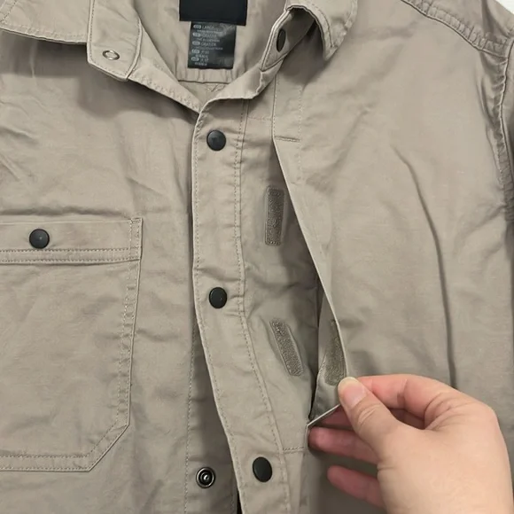 EUC 5.11 Tactical Shirt Mens Large Black Button Snap Long Sleeve Jackson 72548 - Picture 6 of 10